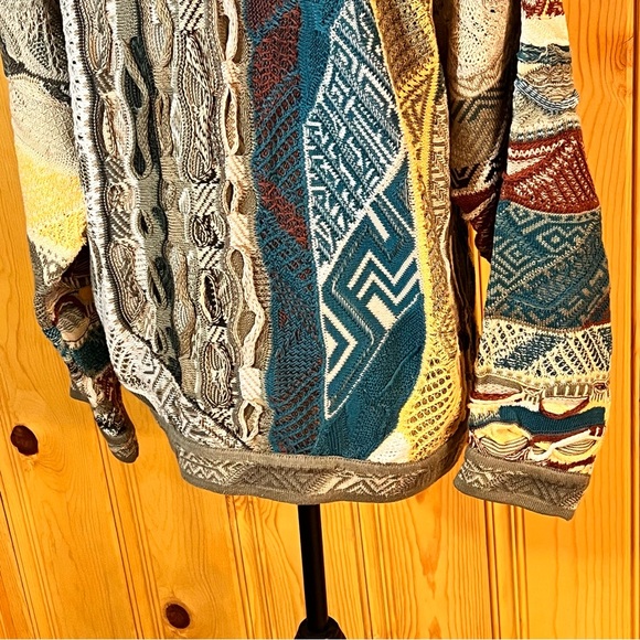 Vintage Coogi Australia 3D Knit Sweater Sz-M - Picture 7 of 9